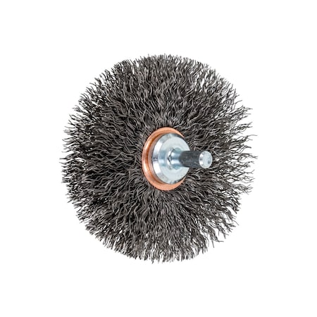 Pferd Mtd Crimped Wheel Brsh, .012 CS Wire, 3 82899